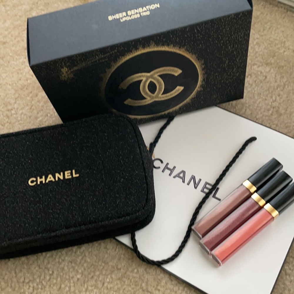 BNIB Sold Out LE Chanel 2020 Lip Gloss Trio